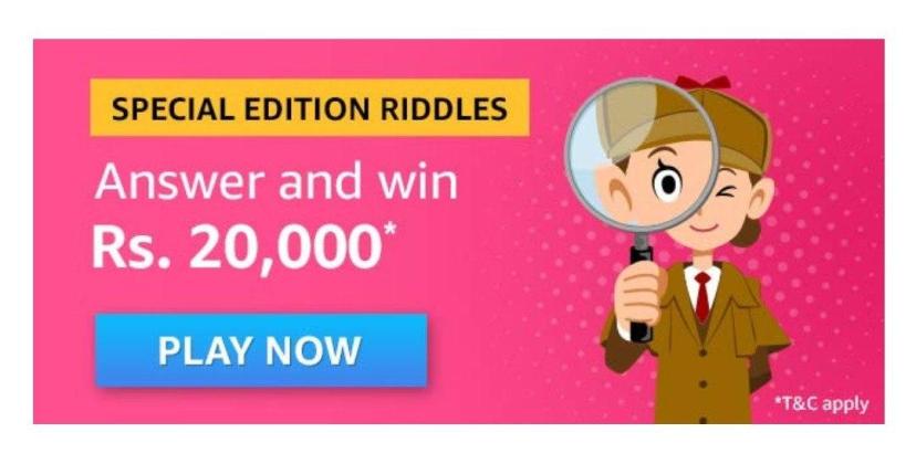 Amazon Special Edition Riddles Quiz Answers