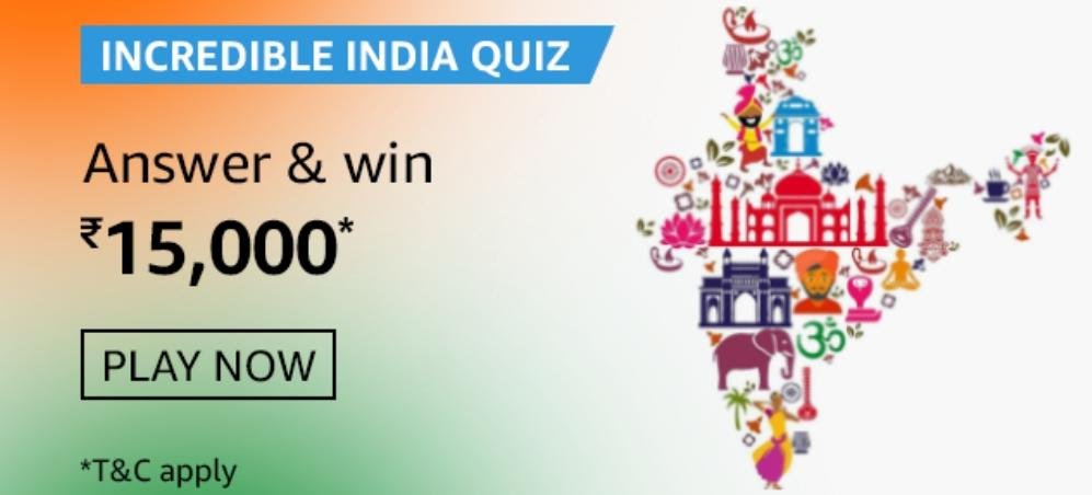 Amazon Incredible India Quiz