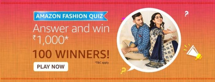 Amazon Fashion Quiz