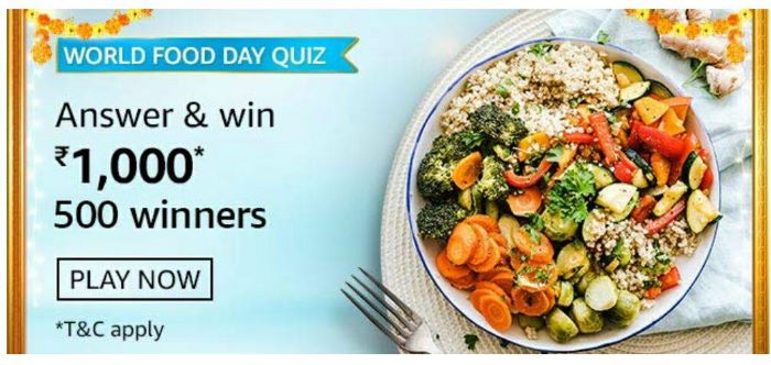 Amazon World Food Day Quiz