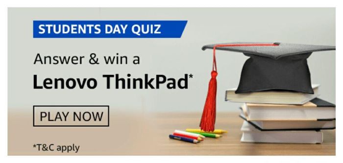 Amazon Students Day Quiz