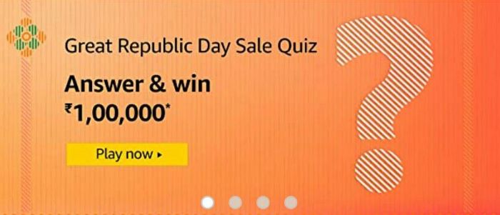 Amazon Great Republic Day Sale Quiz