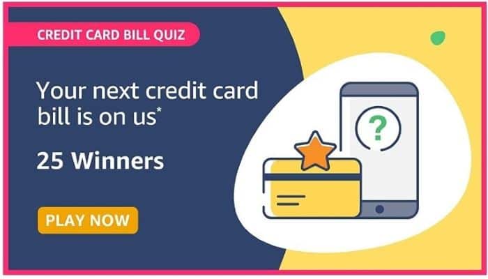 Amazon Credit Card Bill Quiz 1