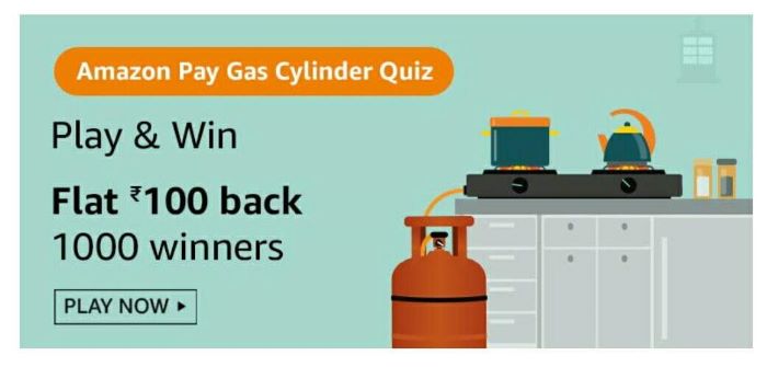 Amazon Pay gas Cylinder Quiz