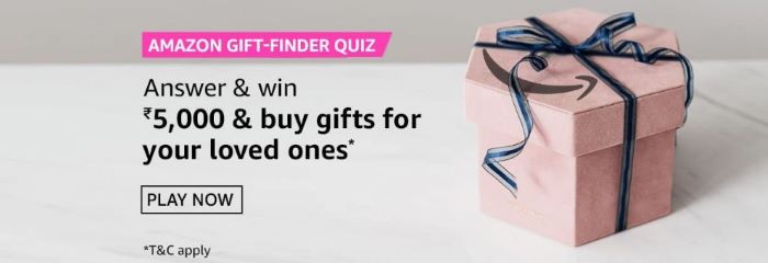 Amazon Gift Finder Quiz