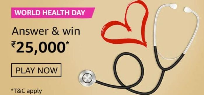 Amazon World Health Day Quiz