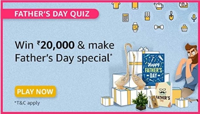 Amazon Fathers Day Quiz