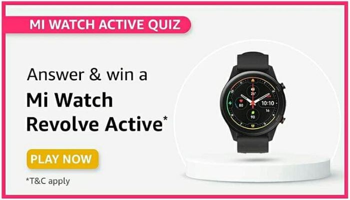 Amazon MI Watch Active Quiz