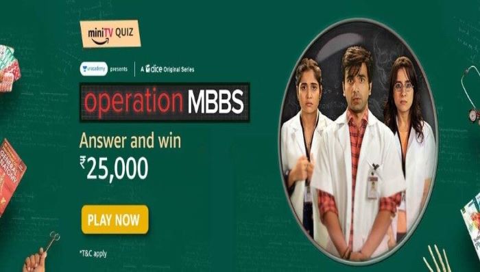 Amazon Operation MBBS Mini TV Quiz