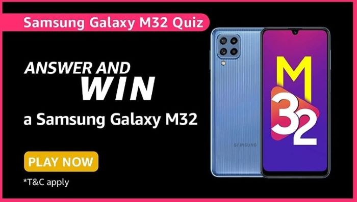 Amazon Samsung Galaxy M32 Quiz