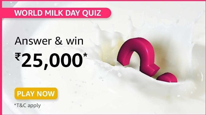 Amazon World Milk Day Quiz
