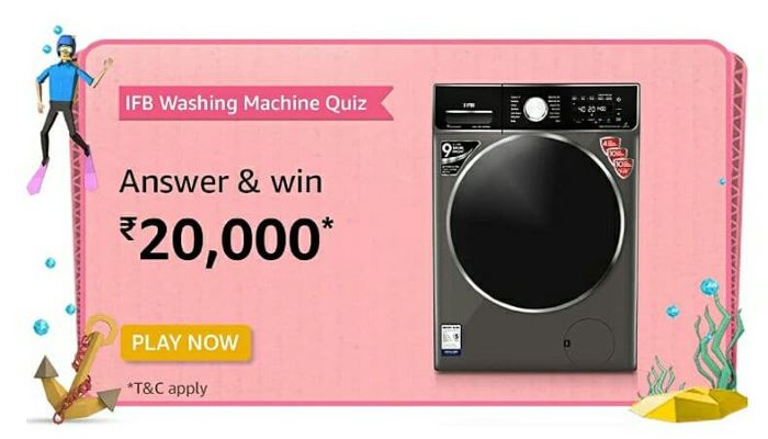 Amazon IFB Washing Machine Quiz