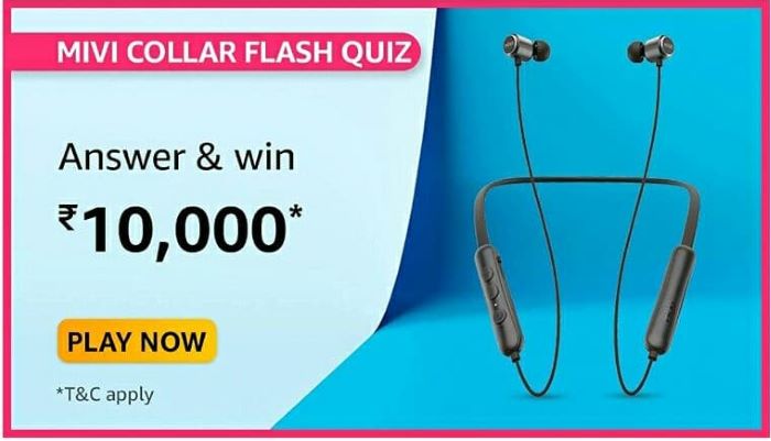 Amazon Mivi Collar Flash Quiz