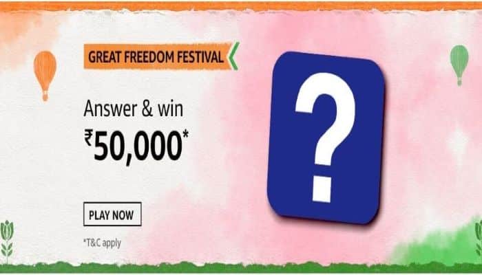 Amazon Great Freedom Festival Quiz Answers