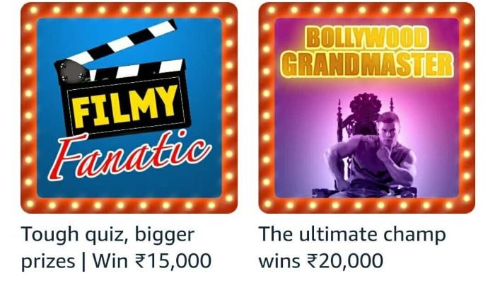 Amazon The Bollywood grandmaster Quiz